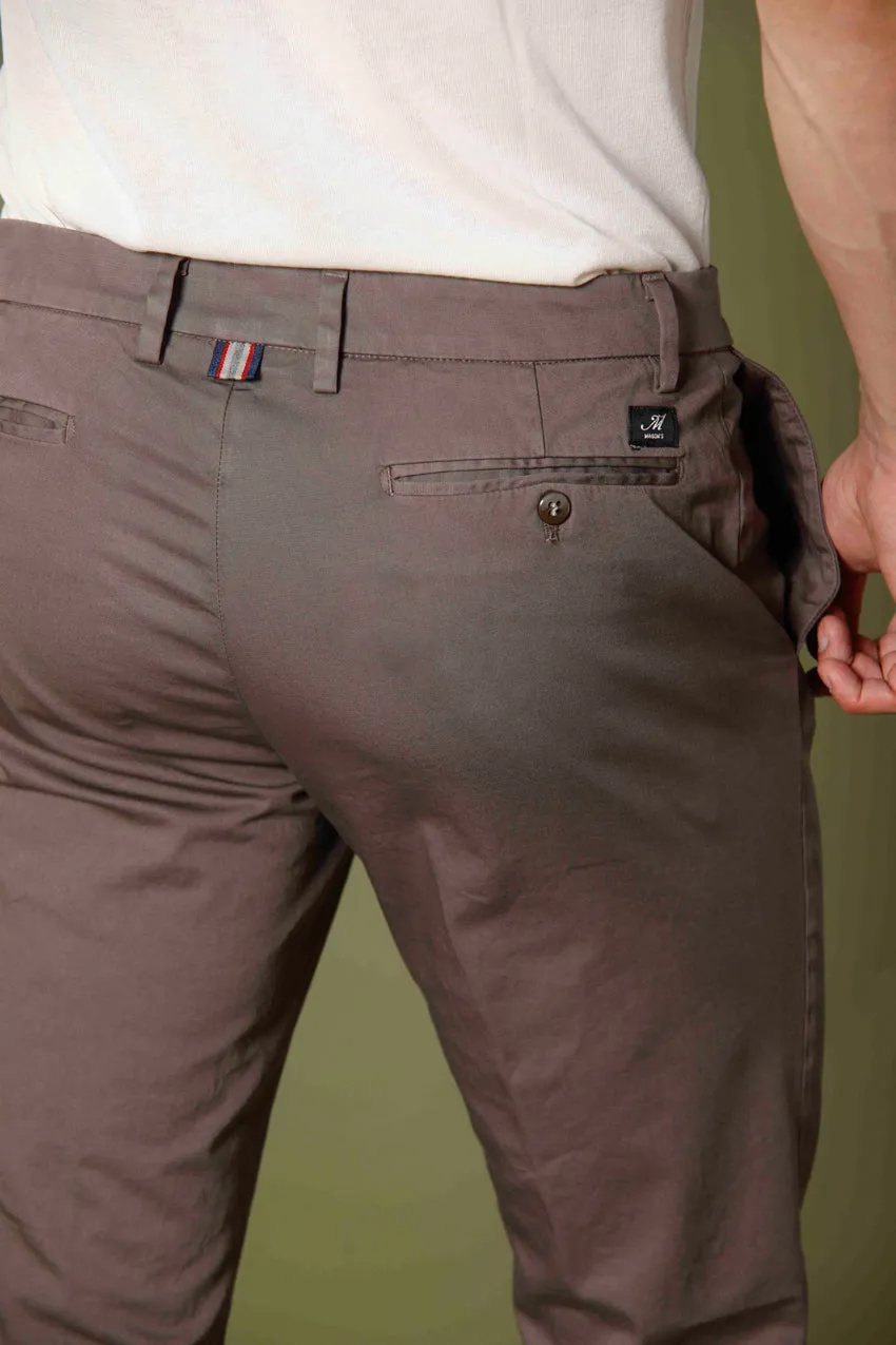 New York men's chino pants in stretch satin regular ① sold by Mason's product image thumbnail 3