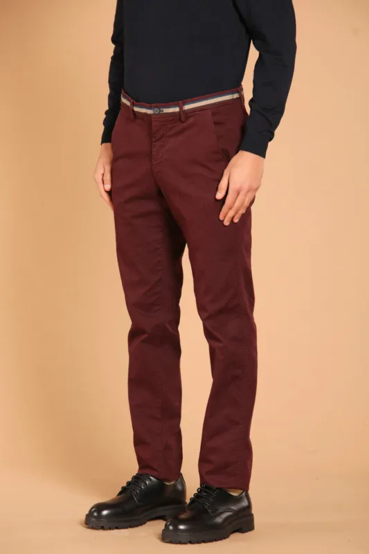 Torino Winter men's chino pants in gabardine stretch slim fit  sold by Mason's