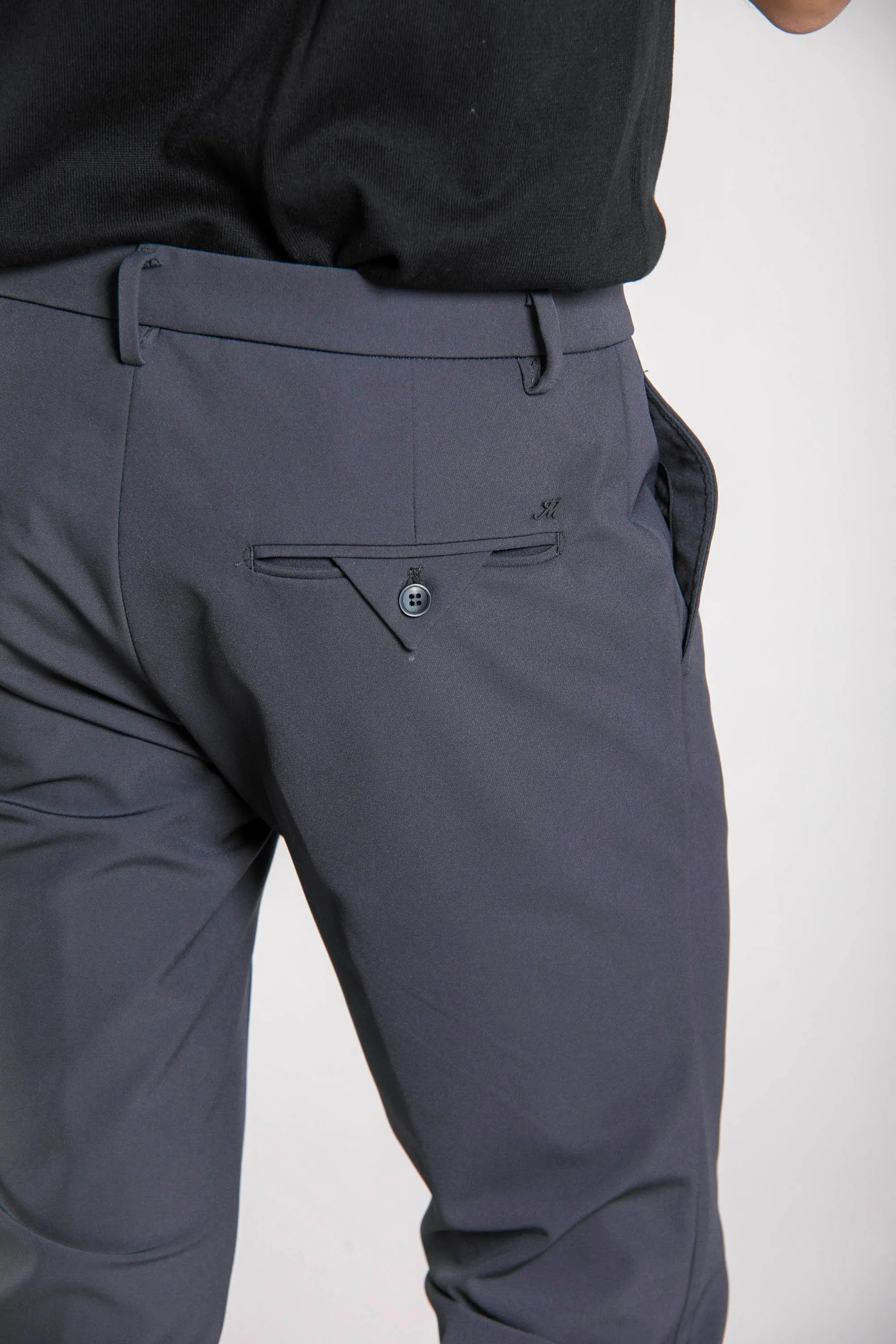 Milano Jog man dynamic jersey chino pants extra slim sold by Mason's product image thumbnail 4