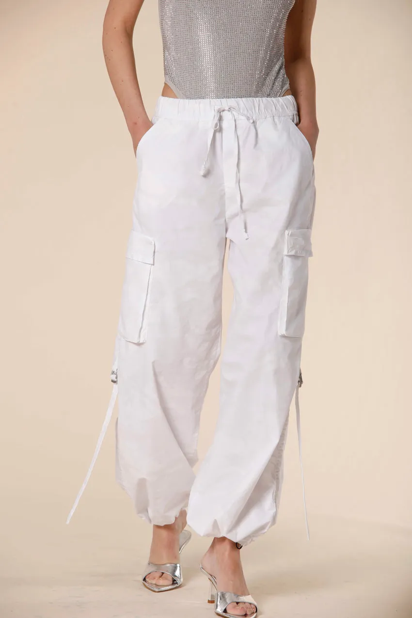 Francis women's cargo jogger pants in tencel with camouflage print relaxed sold by Mason's product image thumbnail 5