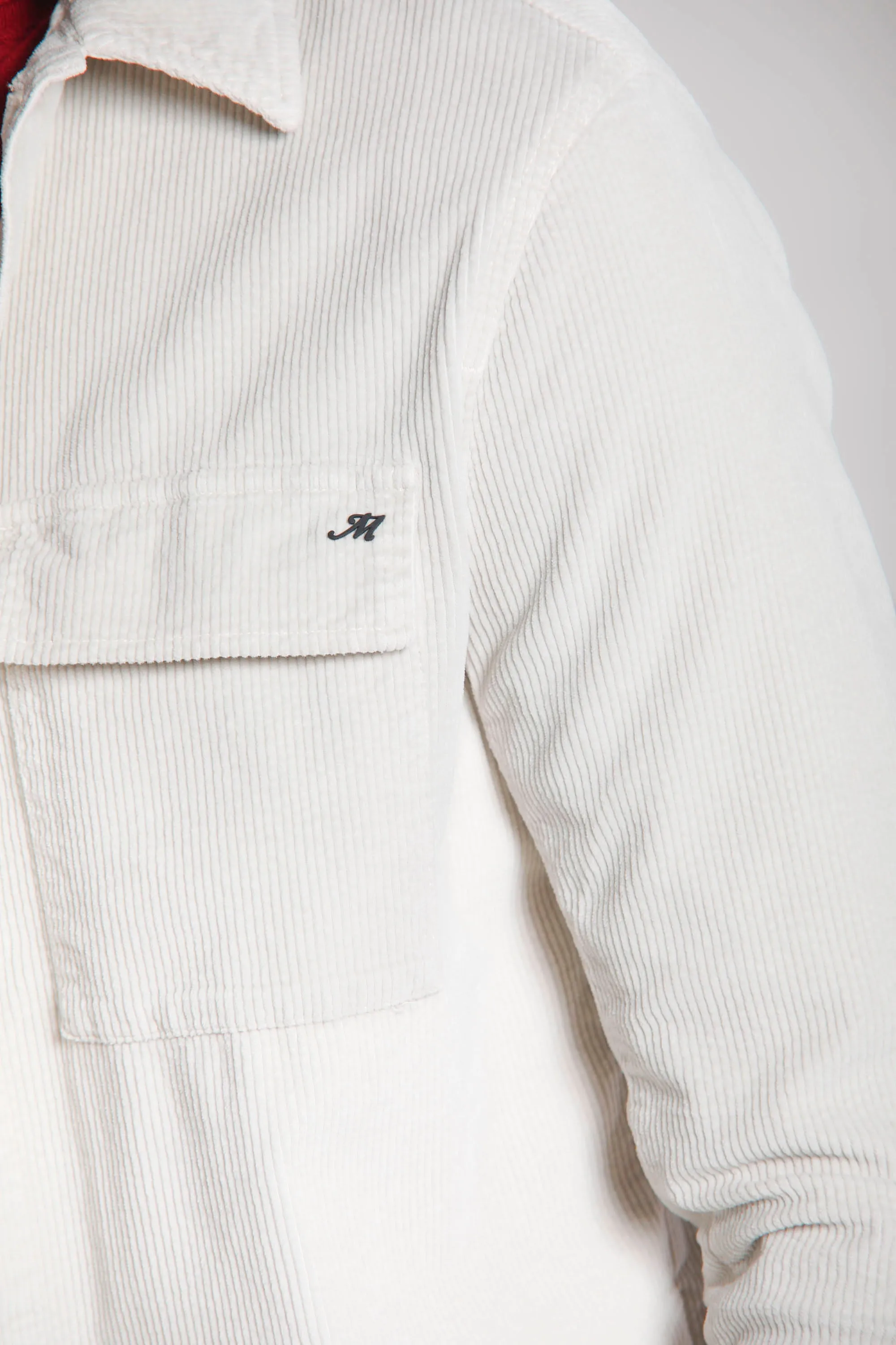 Steve man velvet overshirt 500 stripes with pockets sold by Mason's product image thumbnail 3