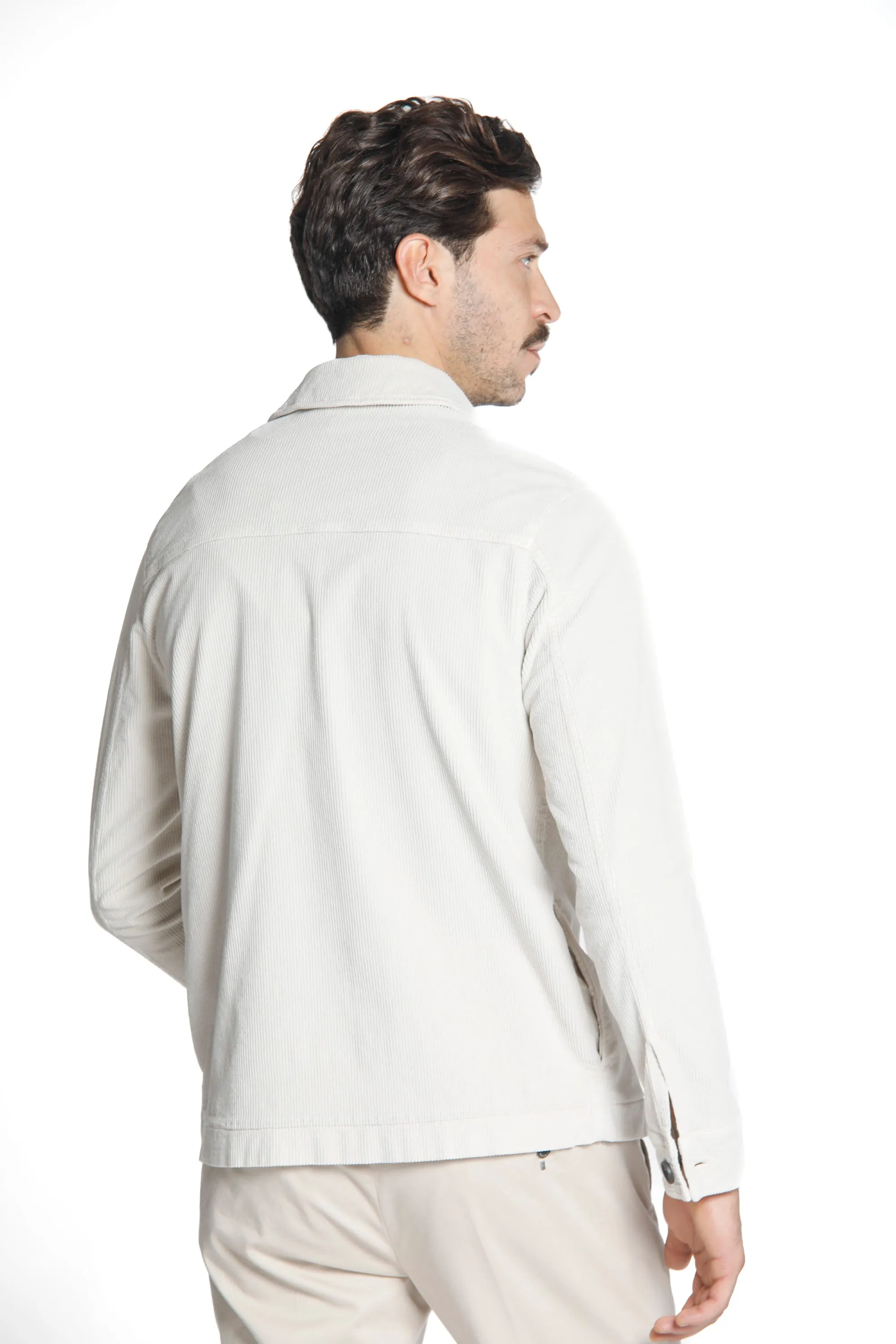 Steve man velvet overshirt 500 stripes with pockets sold by Mason's product image thumbnail 5