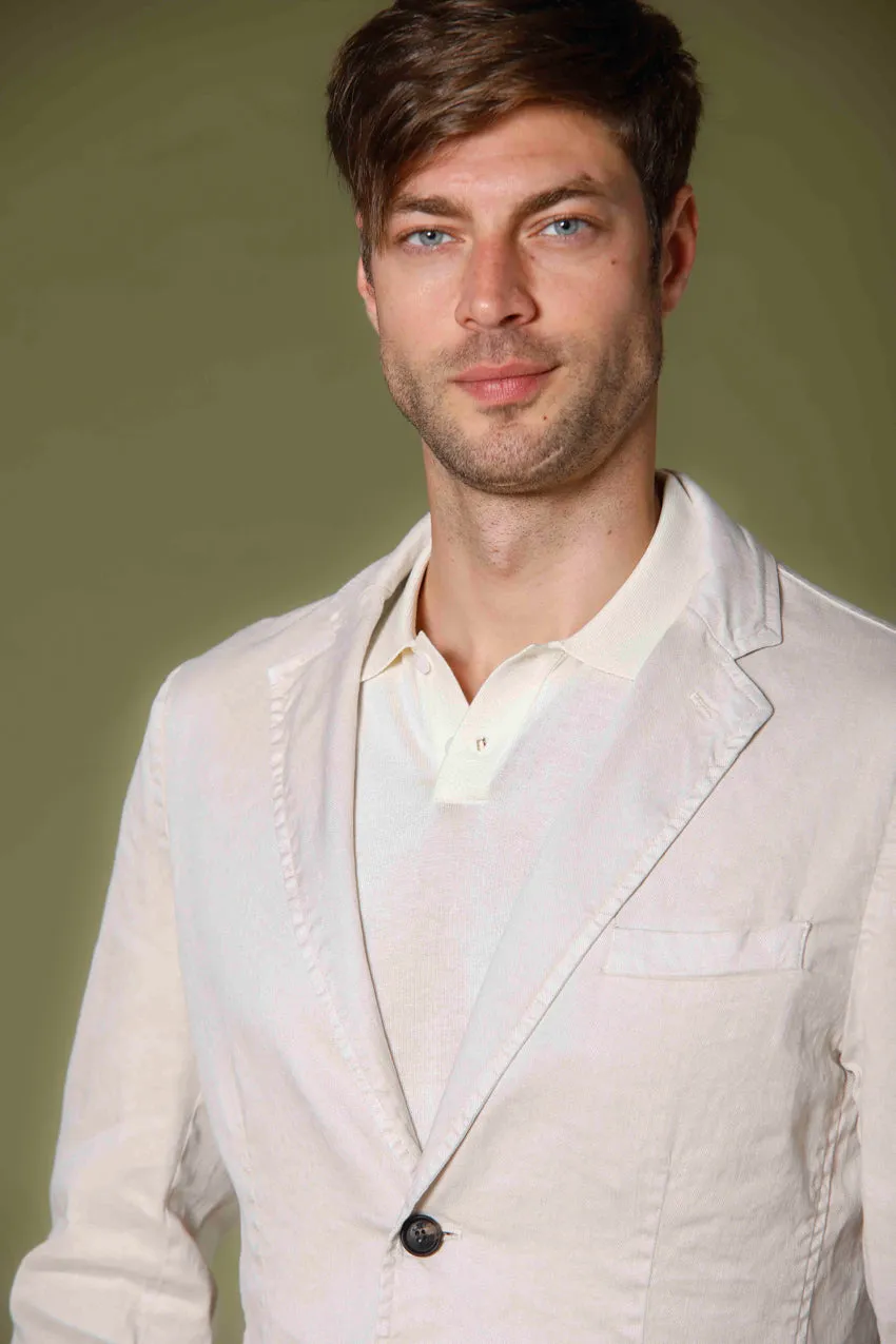 Da Vinci Summer men's blazer in cotton and linen regular sold by Mason's product image thumbnail 3