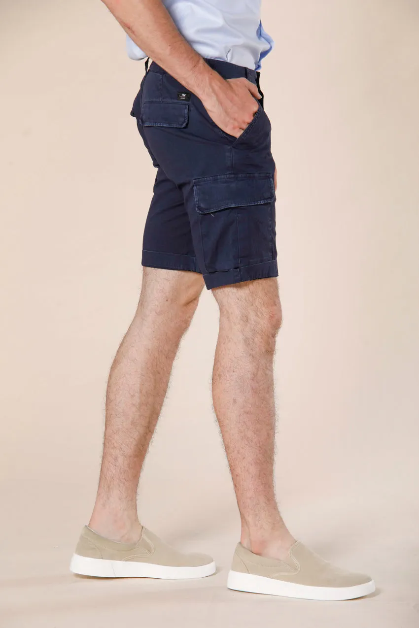 Chile men's cargo bermuda in stretch satin slim ① sold by Mason's product image thumbnail 3