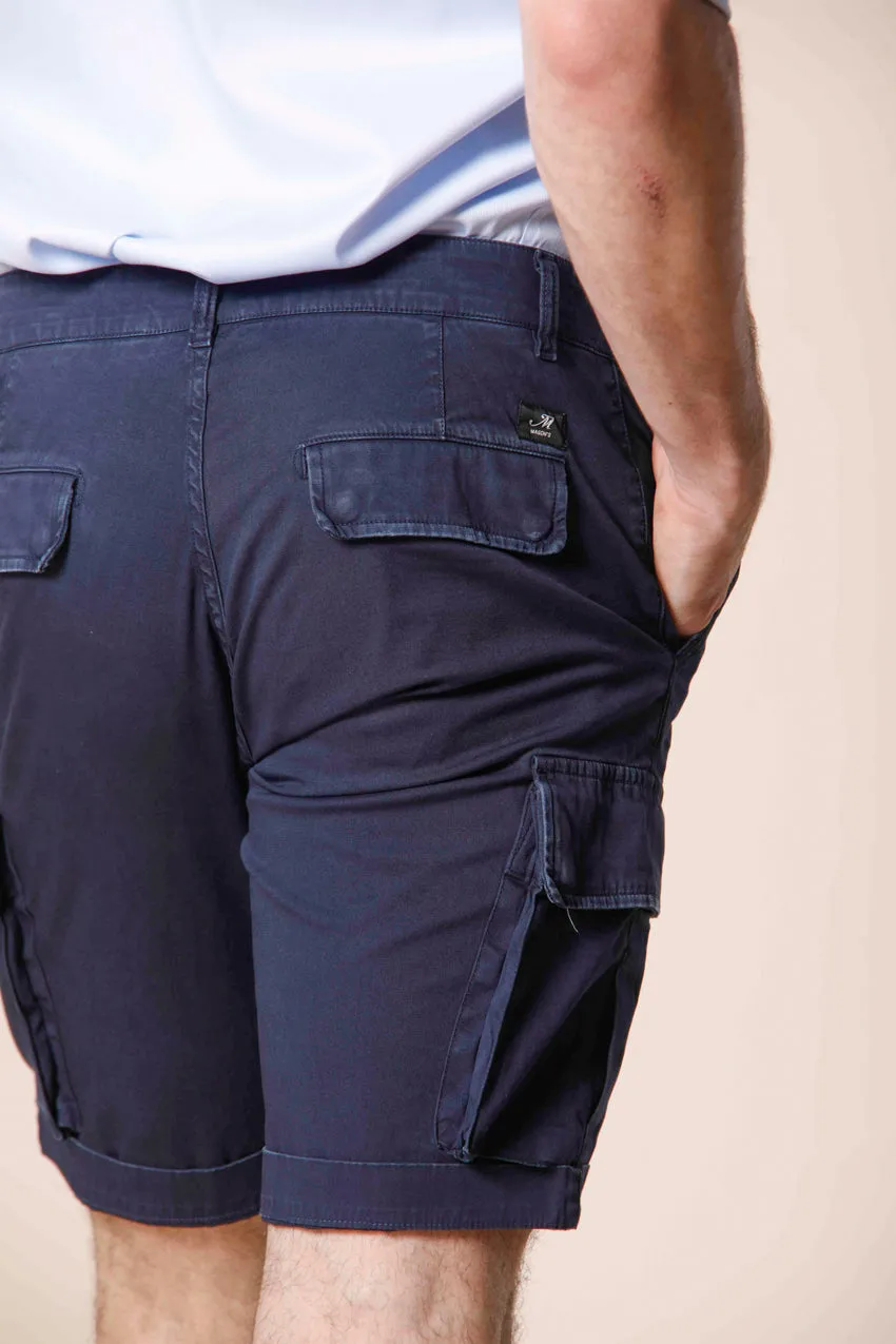 Chile men's cargo bermuda in stretch satin slim ① sold by Mason's product image thumbnail 2