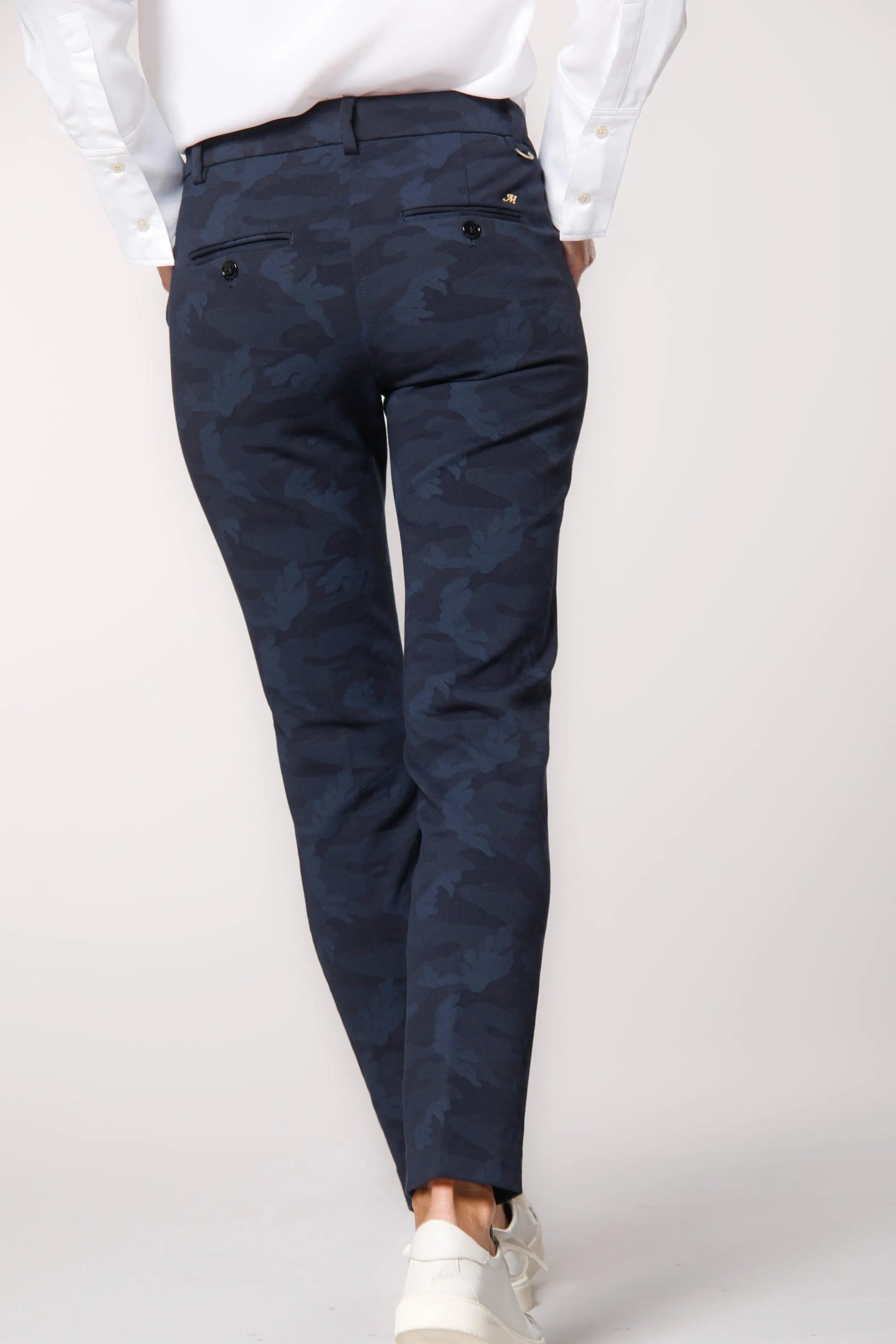 New York Slim woman camouflage patterned jersey chino pants ① sold by Mason's product image thumbnail 5
