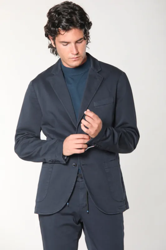 Da Vinci Travel man blazer in active jersey sold by Mason's