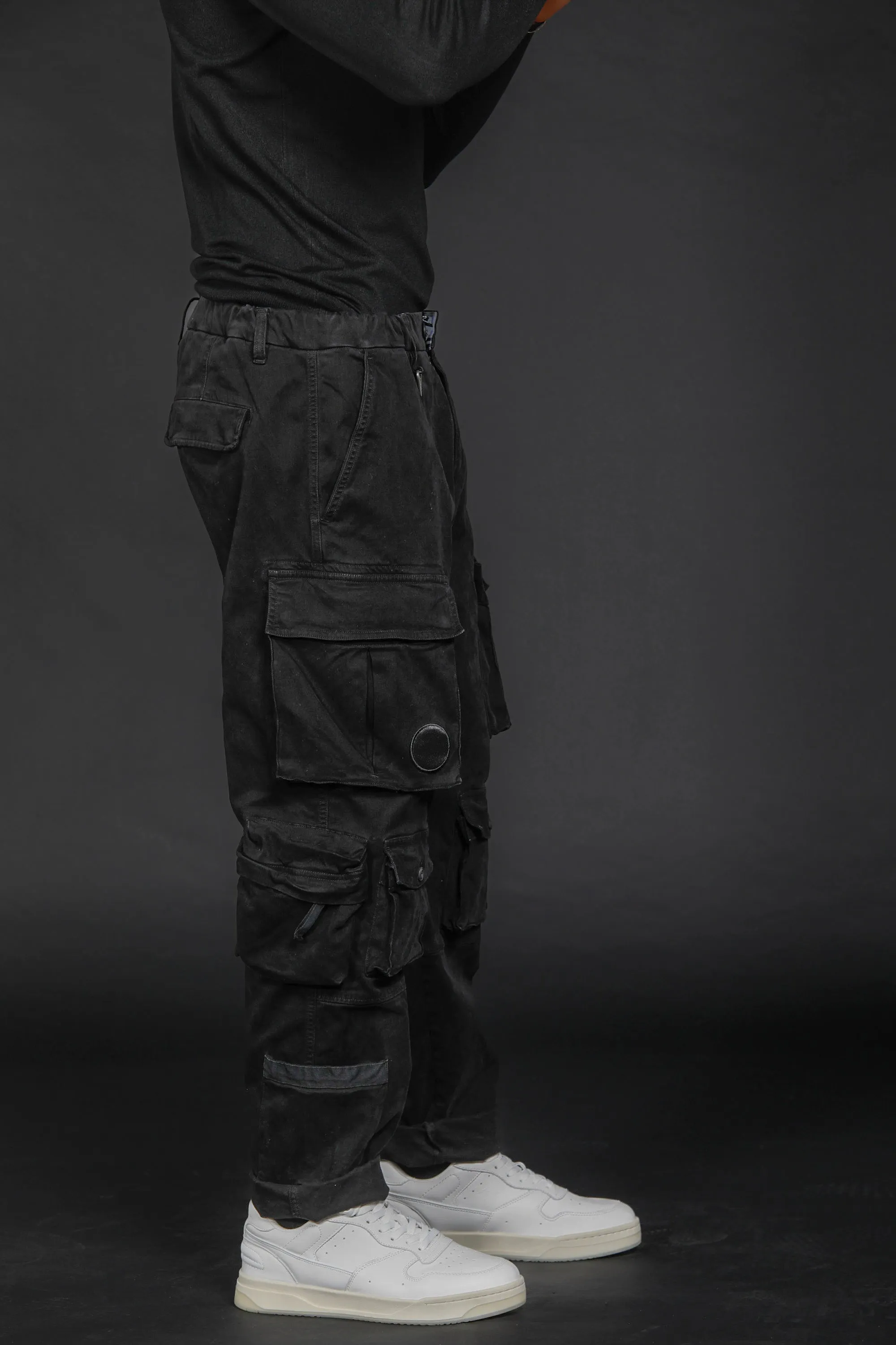 New Hunter Multipocket man cargo pant in gabardine limited edition ① sold by Mason's product image thumbnail 3