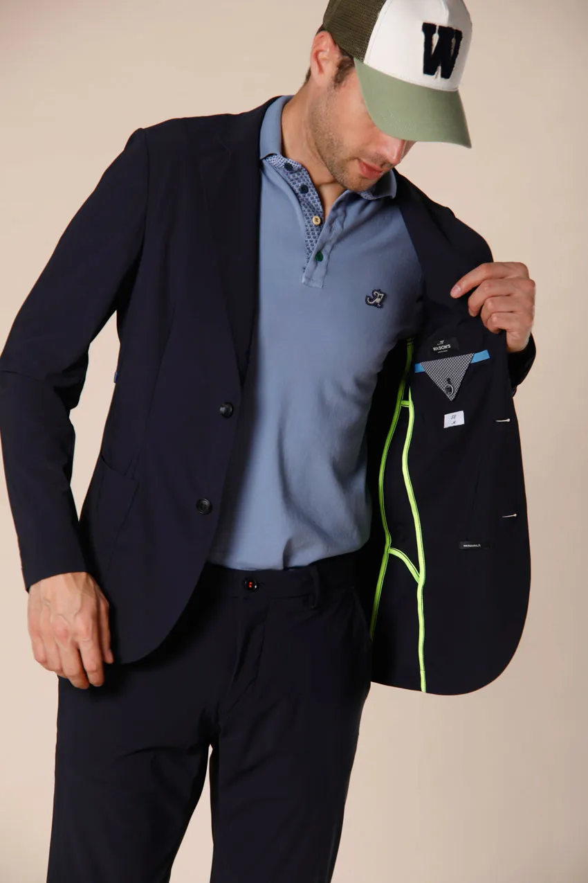 Da Vinci Tech Dynamic men's blazer in super technical jersey regular sold by Mason's product image thumbnail 3