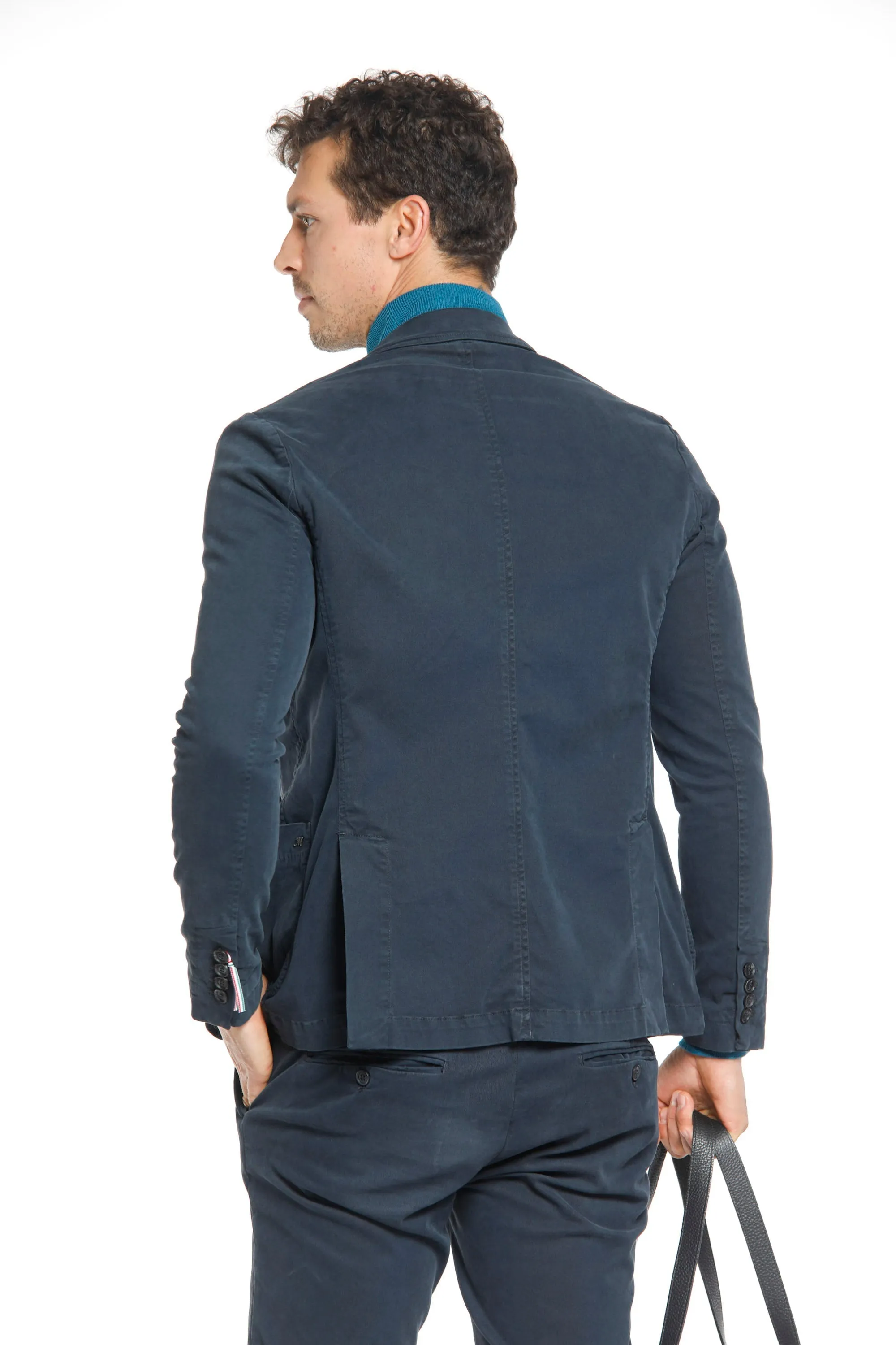 Da Vinci man cotton modal stretch blazer sold by Mason's product image thumbnail 4