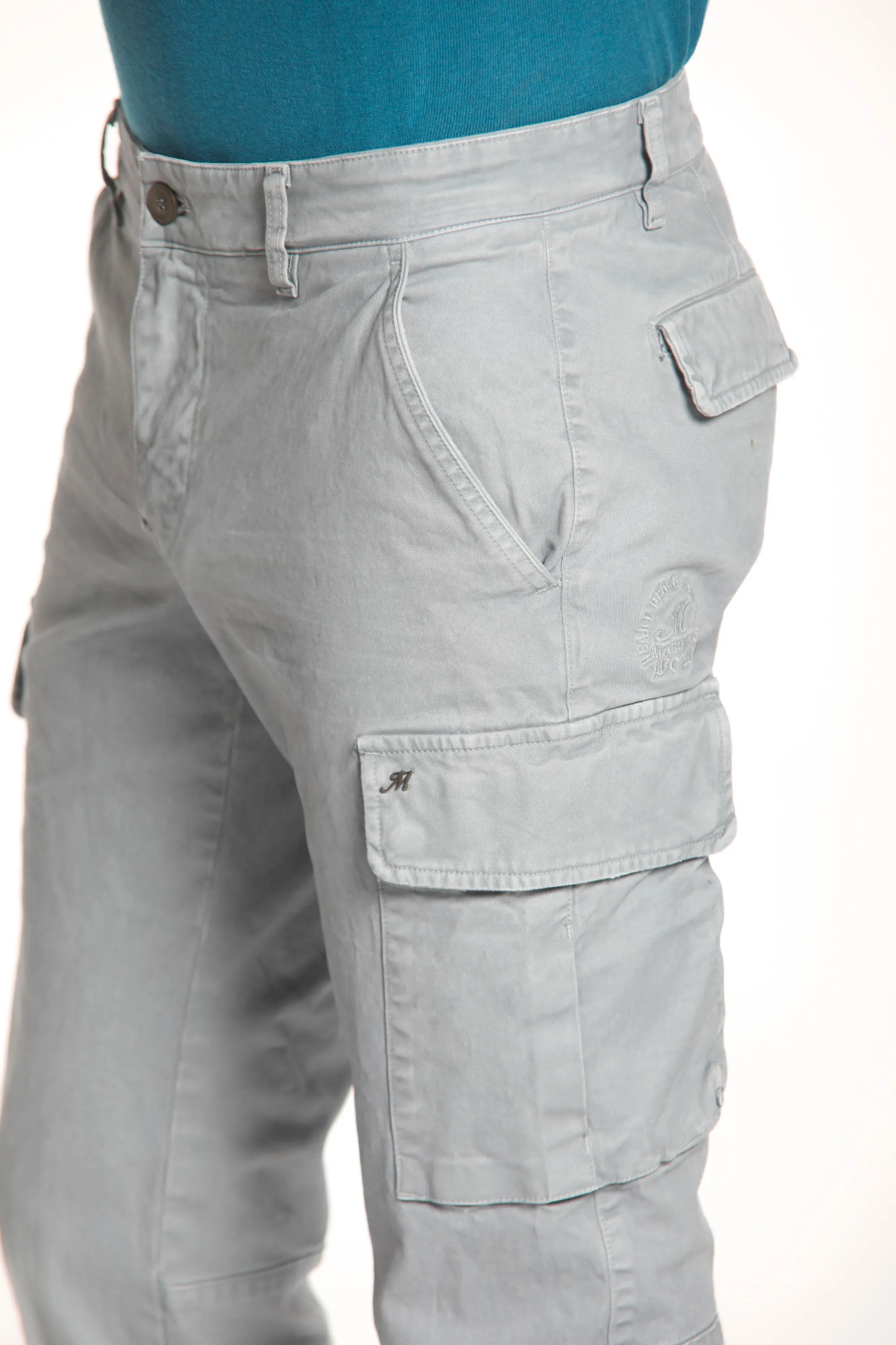 Chile man cargo pant in gabardine extra slim ① sold by Mason's product image thumbnail 3