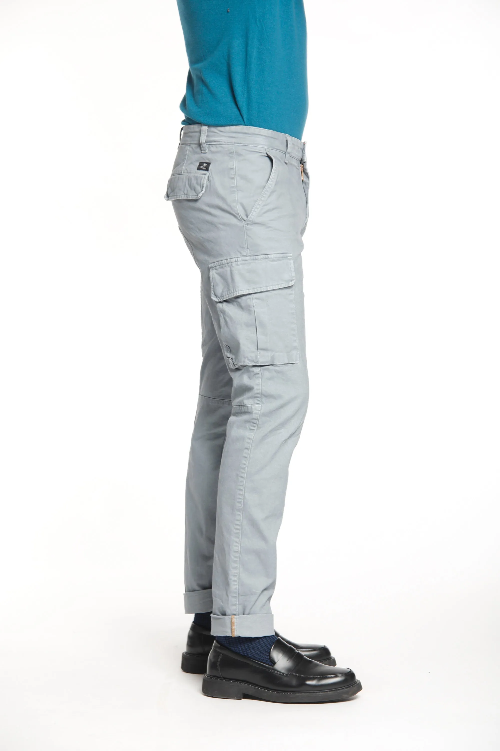 Chile man cargo pant in gabardine extra slim ① sold by Mason's product image thumbnail 4