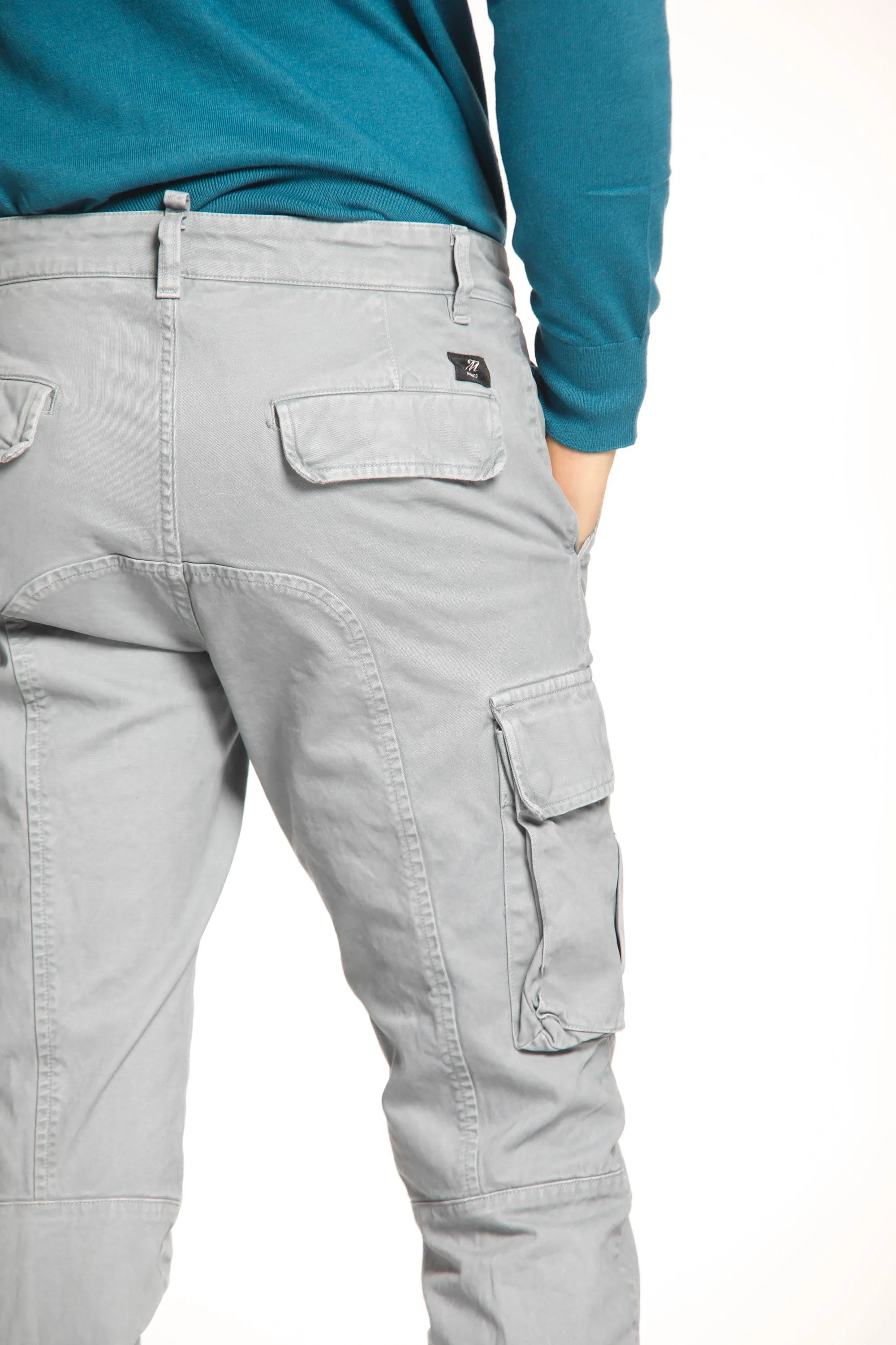 Chile man cargo pant in gabardine extra slim ① sold by Mason's product image thumbnail 5