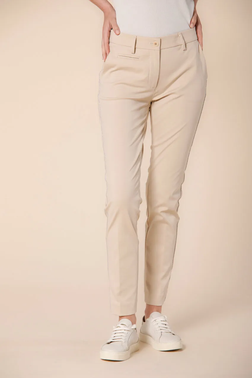 New York Slim women's chino pants in jersey slim sold by Mason's