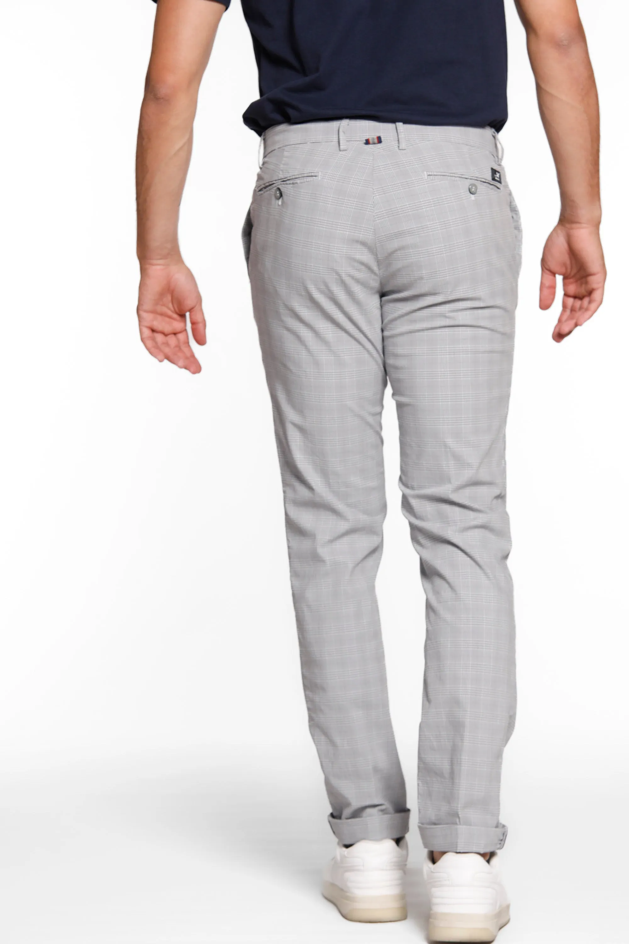 New York man chino pants in tencel and cotton with wales pattern regular sold by Mason's product image thumbnail 4