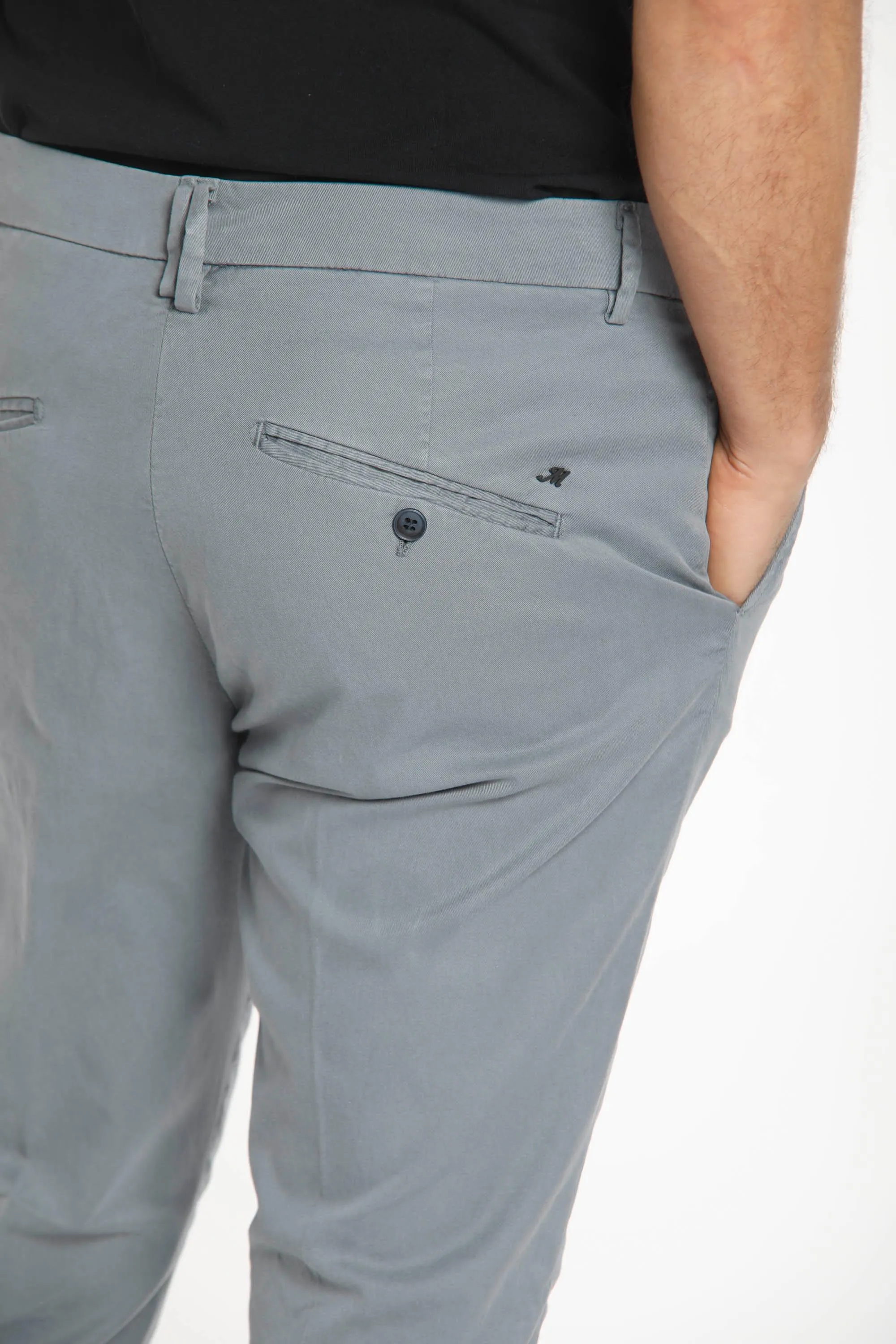 Osaka 1 Pinces man chino pants in cotton and tencel carrot fit sold by Mason's product image thumbnail 3