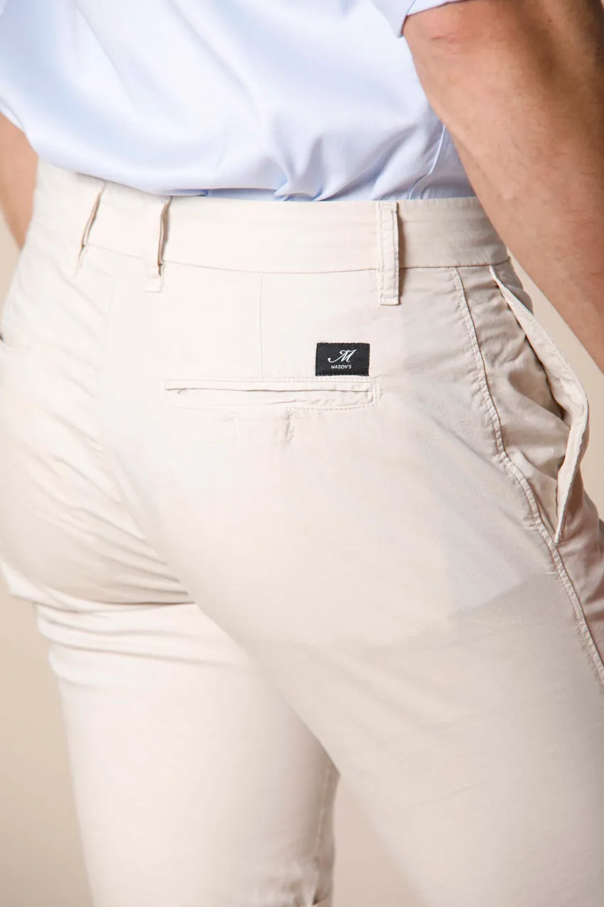 London men's chino bermuda in stretch gabardine regular fit ① sold by Mason's product image thumbnail 2