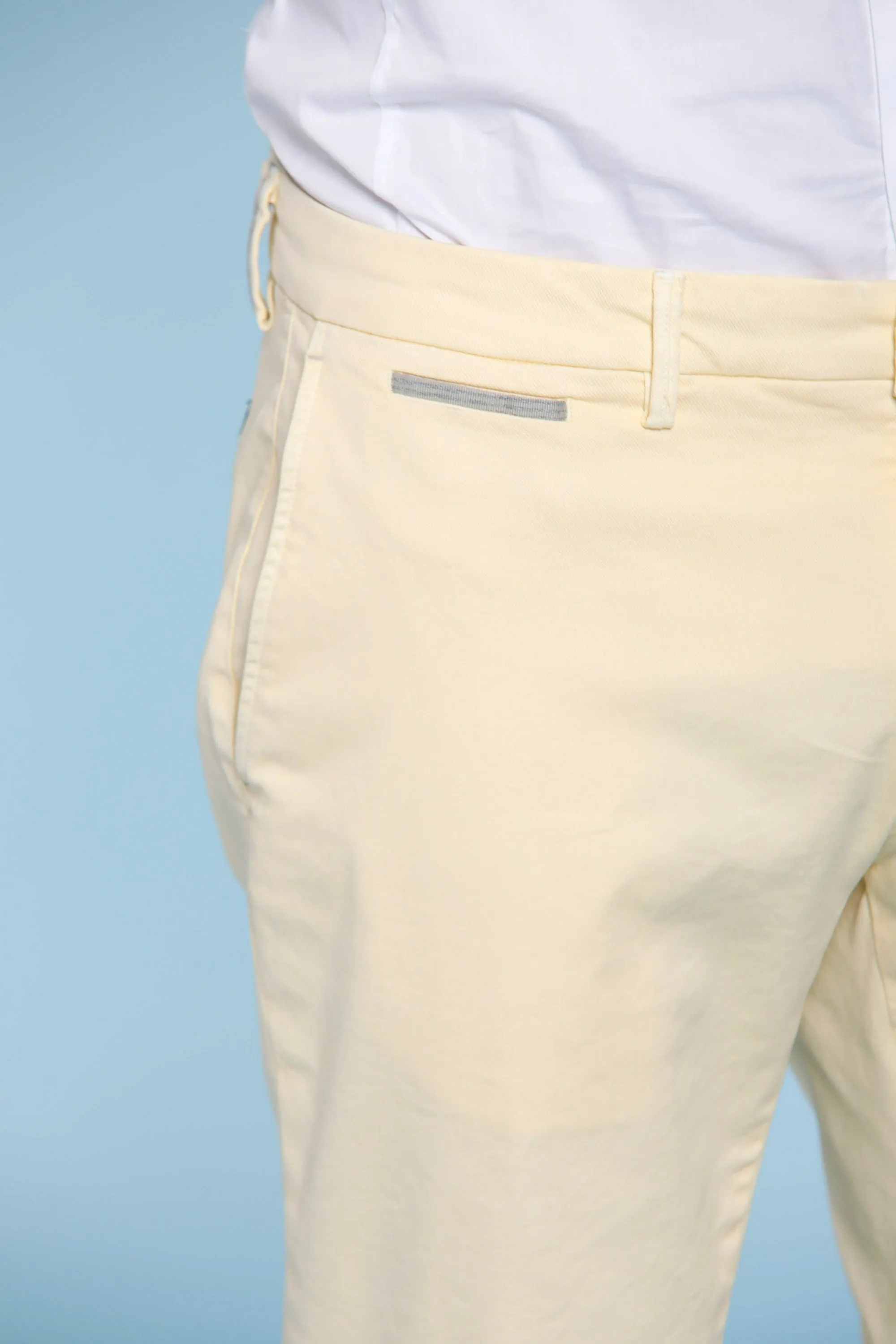 Forte dei Marmi Stripes man chino pants in cotton and tencel extra slim sold by Mason's product image thumbnail 4