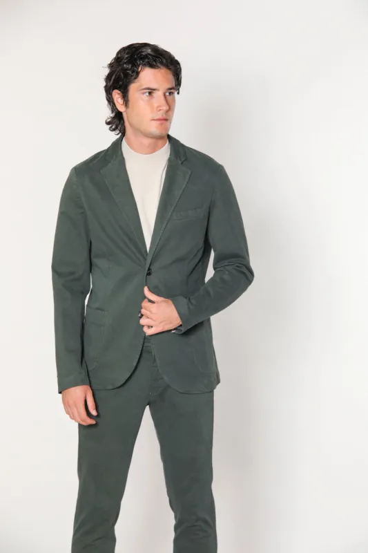 Da Vinci man cotton modal stretch blazer sold by Mason's