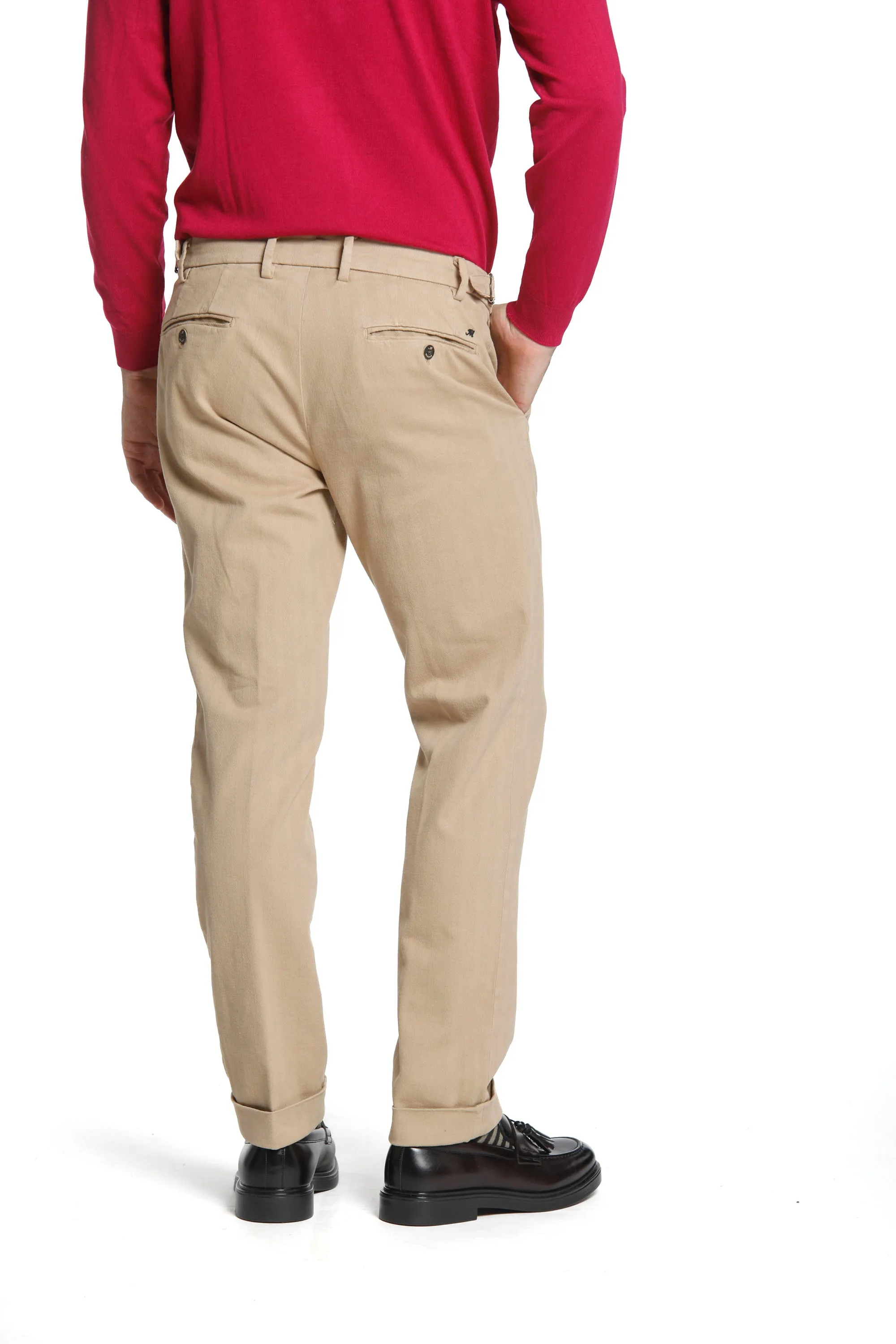 Genova Style man chino pants with resca weave regular sold by Mason's product image thumbnail 4
