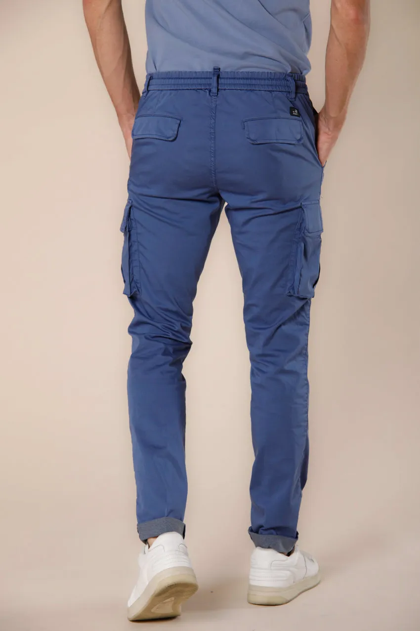 Chile Jogger Travel men's cargo jogger pants in stretch techno travel satin extra slim sold by Mason's product image thumbnail 3