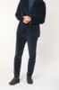 Osaka Style man chino pant in 500 striped velvet carrot fit sold by Mason's