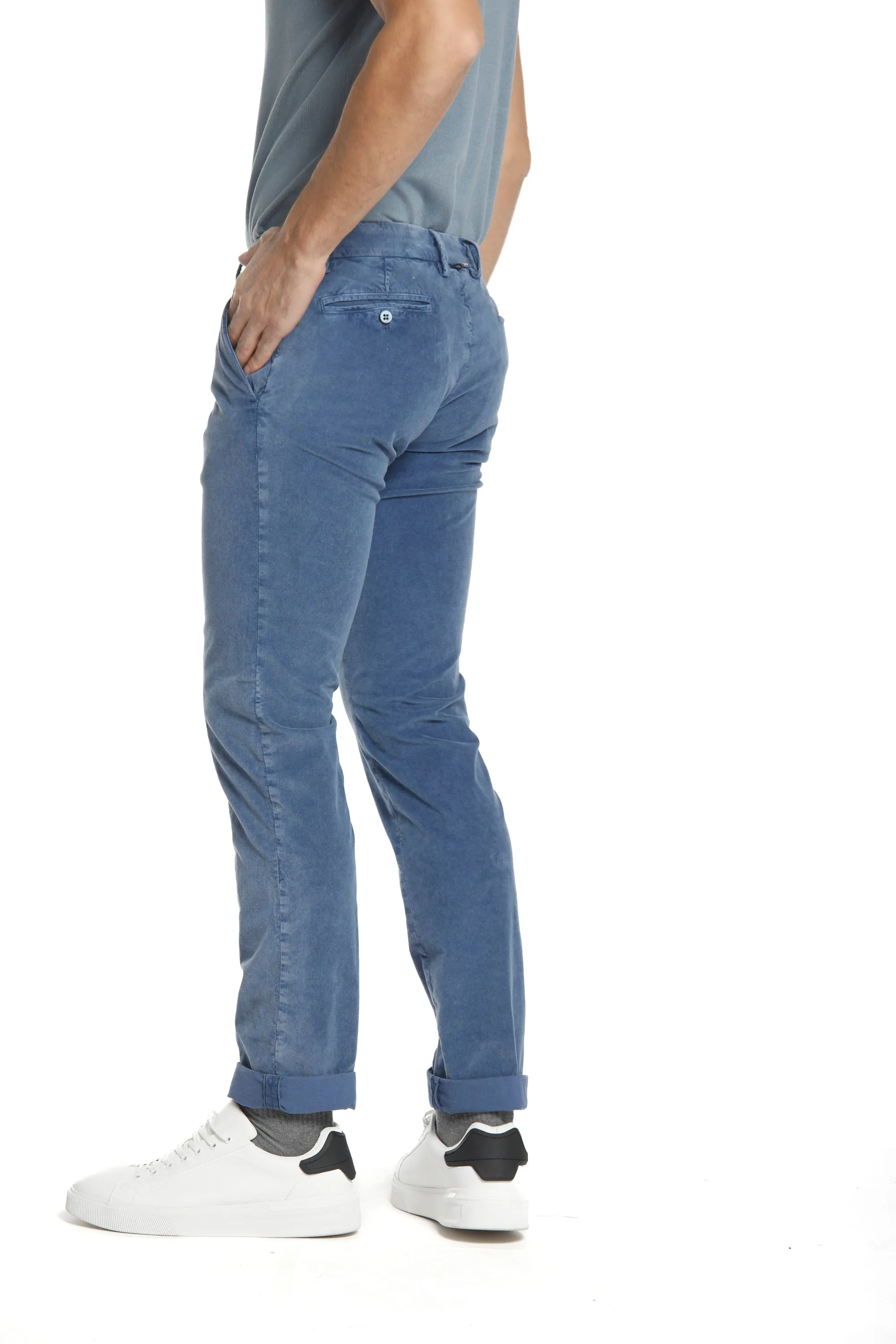 New York Essential man milleraies striped velour chino pants regular sold by Mason's product image thumbnail 2