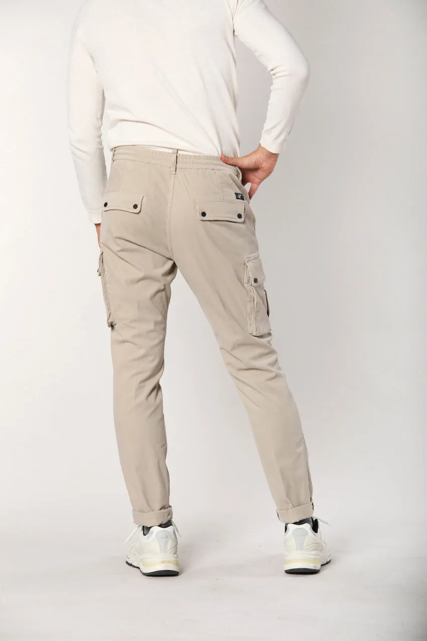 Chile Athleisure man cargo pant in gabardine carrot fit sold by Mason's product image thumbnail 4