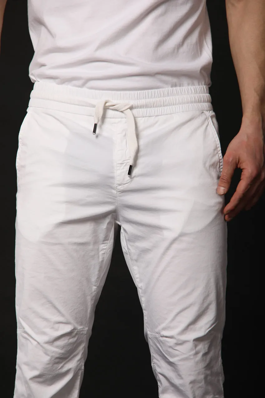 John men's chino pants in cotton and nylon logo edition carrot fit ① sold by Mason's product image thumbnail 3