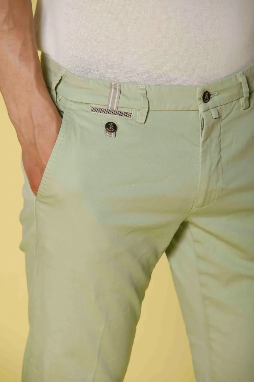 Torino Prestige men's chino pants in stretch satin with ribbons slim sold by Mason's product image thumbnail 3