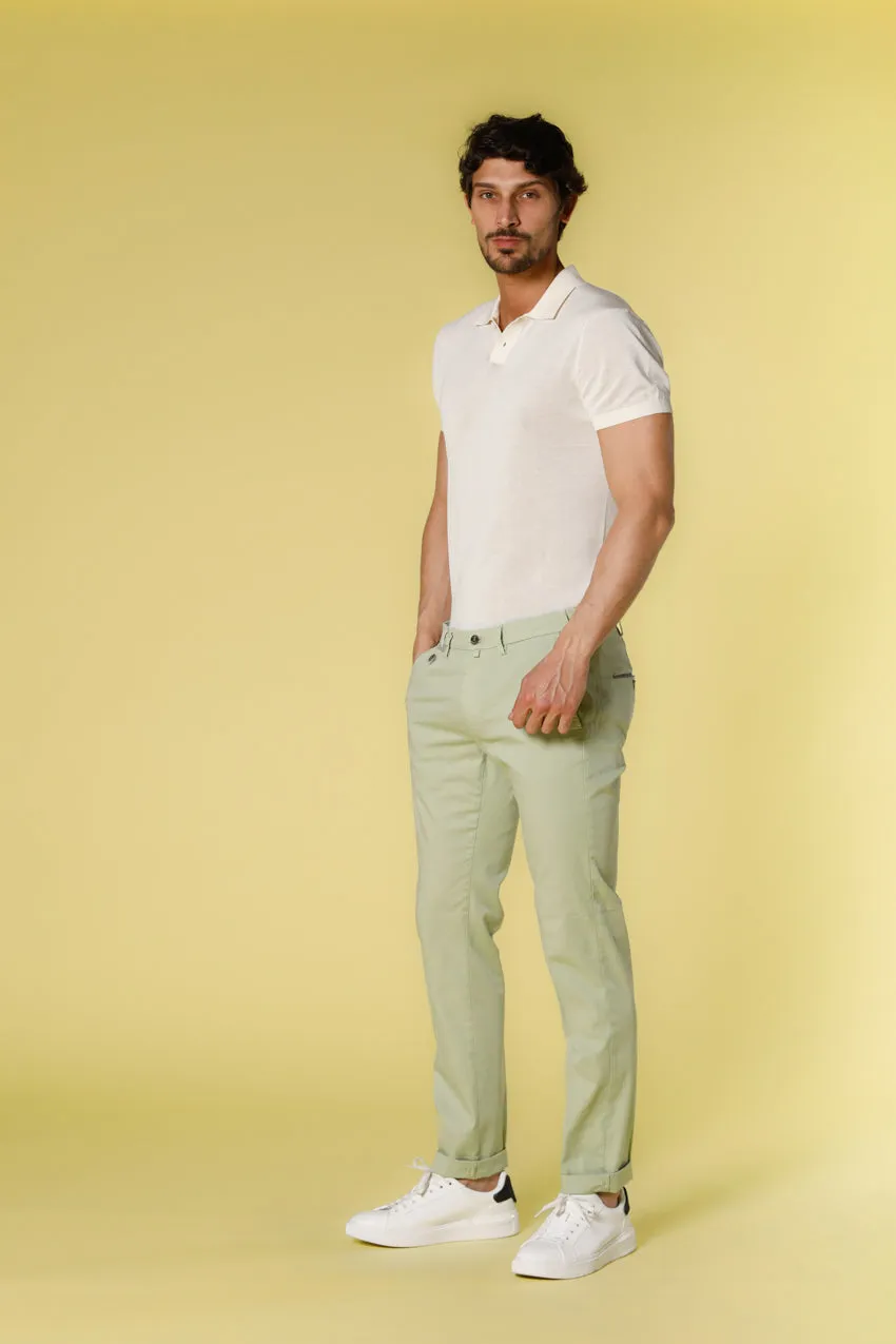Torino Prestige men's chino pants in stretch satin with ribbons slim sold by Mason's product image thumbnail 2