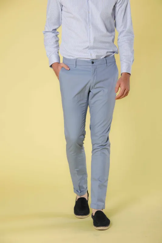 Milano Style men's chino pants in stretch gabardine extra slim ① sold by Mason's