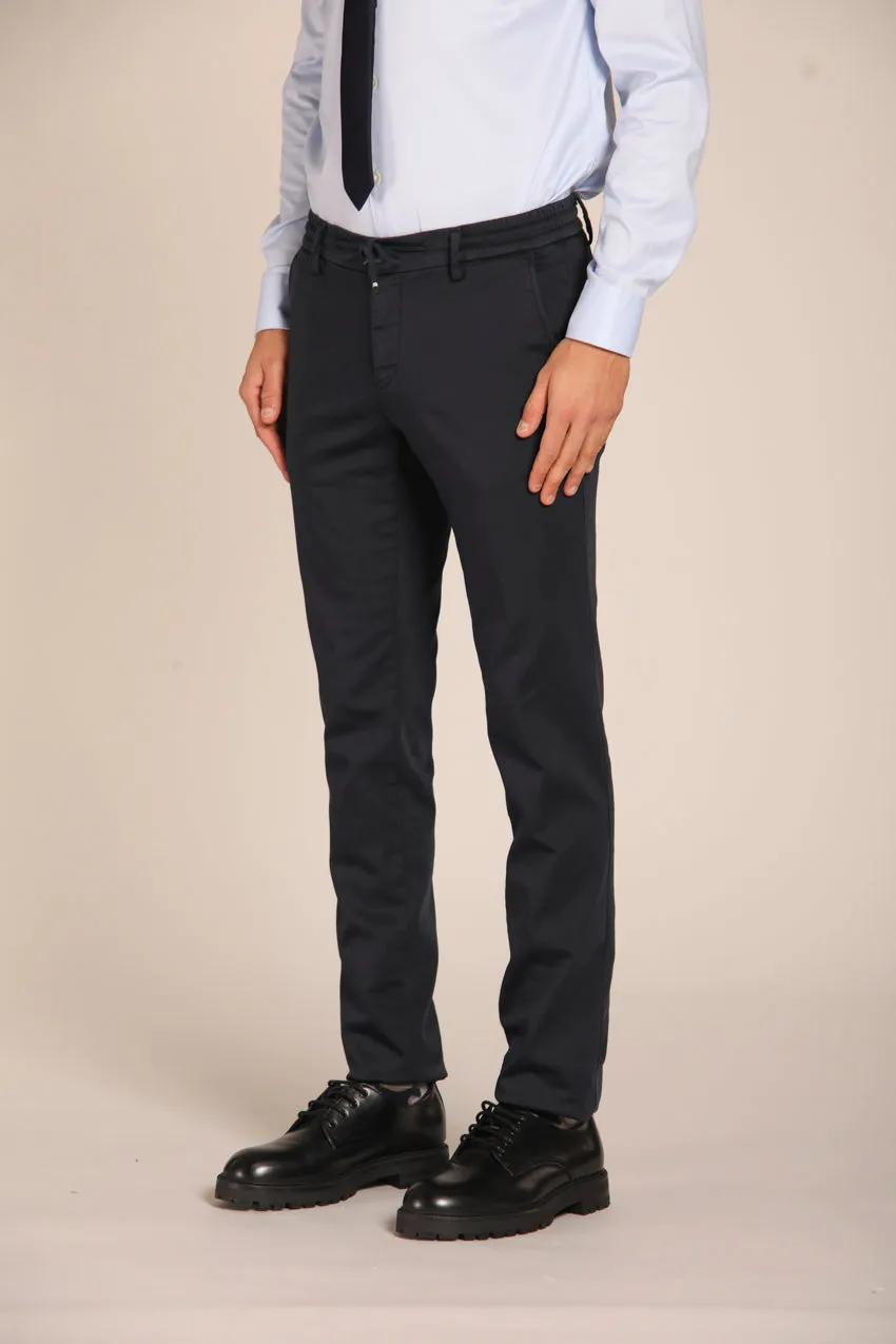 Milano Jogger Travel men's chino pants in jersey active extra slim fit sold by Mason's product image thumbnail 2
