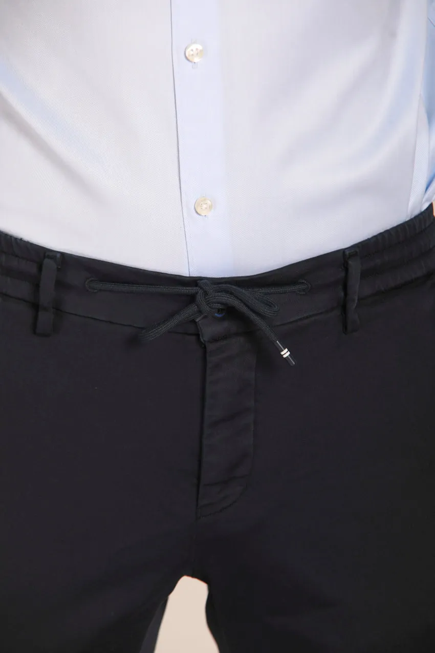 Milano Jogger Travel men's chino pants in jersey active extra slim fit sold by Mason's product image thumbnail 3