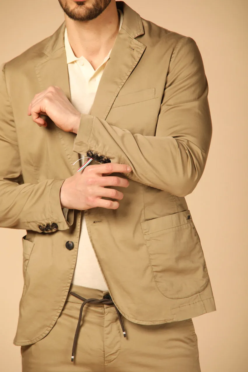 Da Vinci Travel men's blazer in tecno travel stretch satin with details regular sold by Mason's product image thumbnail 2