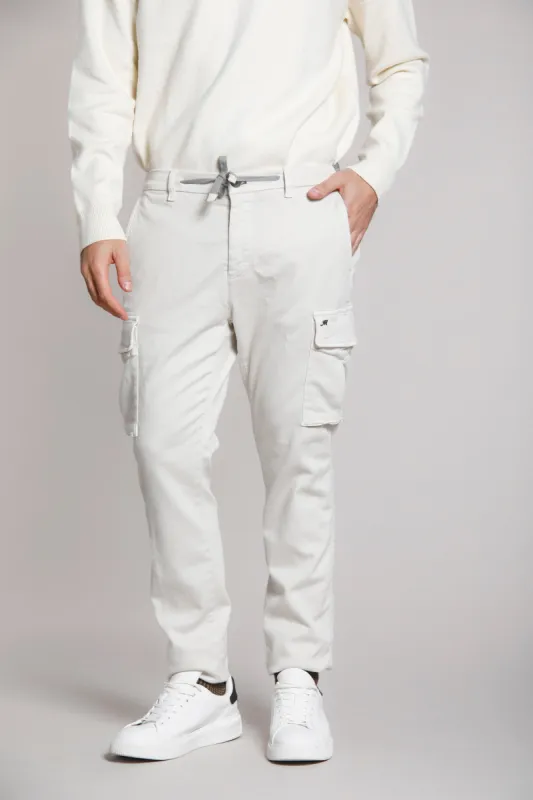 Chile Golf man cargo pants in jersey carrot sold by Mason's