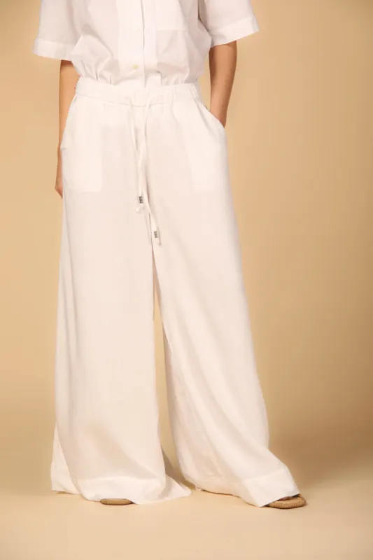 Portofino women's chino pants in modal relaxed sold by Mason's