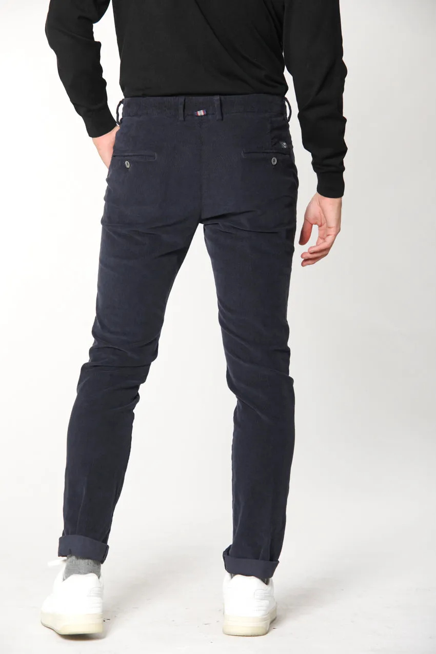 Torino Style man chino pants in velvet 1500 stripes slim ① sold by Mason's product image thumbnail 4