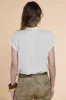 Casta woman shirt with short sleeves in tencel with pockets sold by Mason's