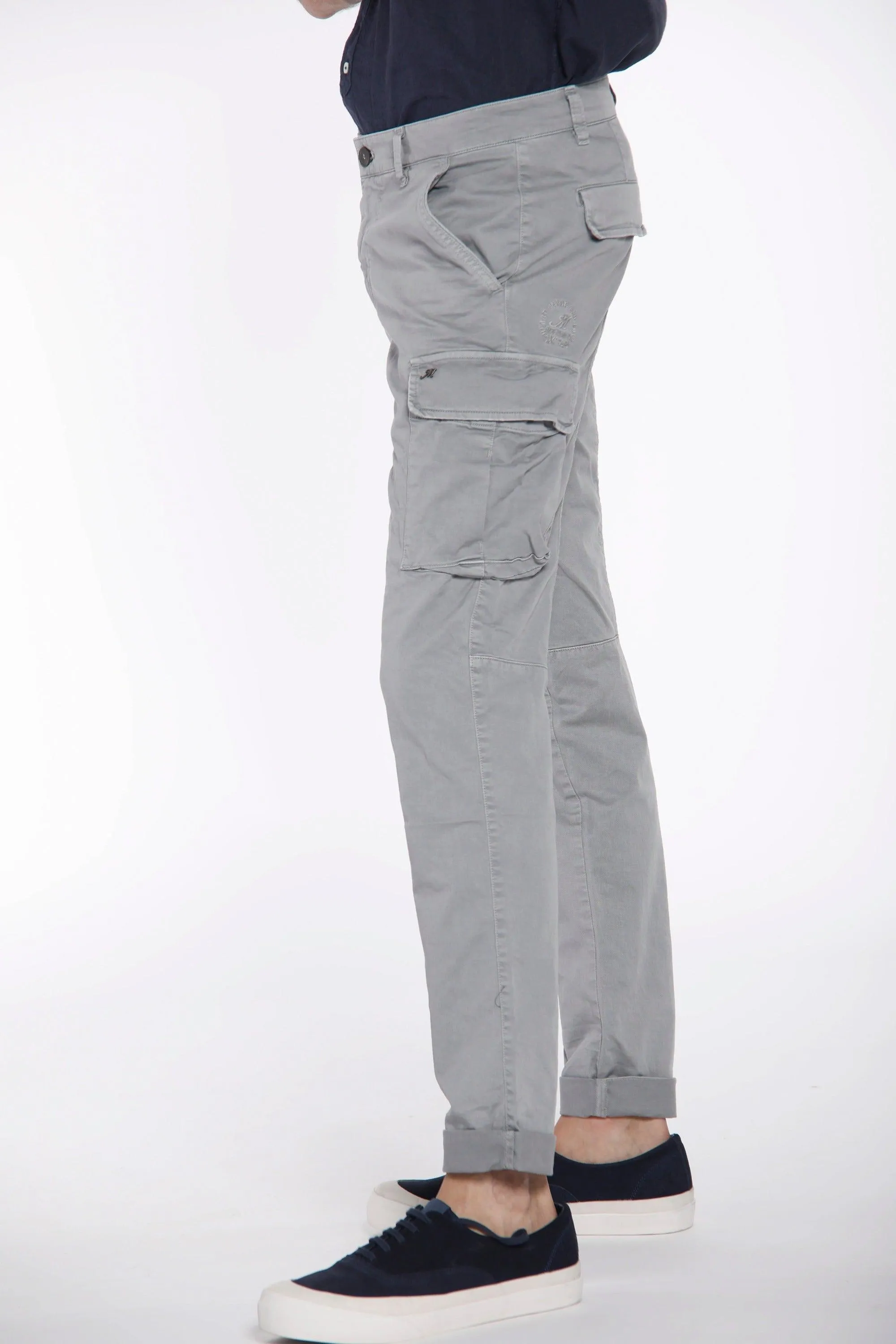 Chile man cargo pants in cotton extra slim ① sold by Mason's product image thumbnail 4