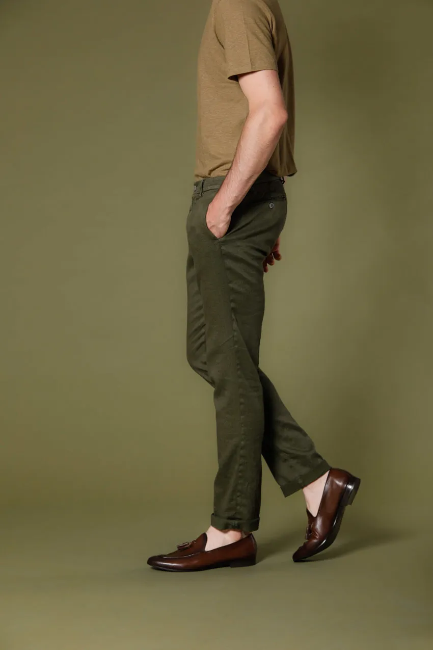 New York men's chino pants in cotton and linen regular sold by Mason's product image thumbnail 4