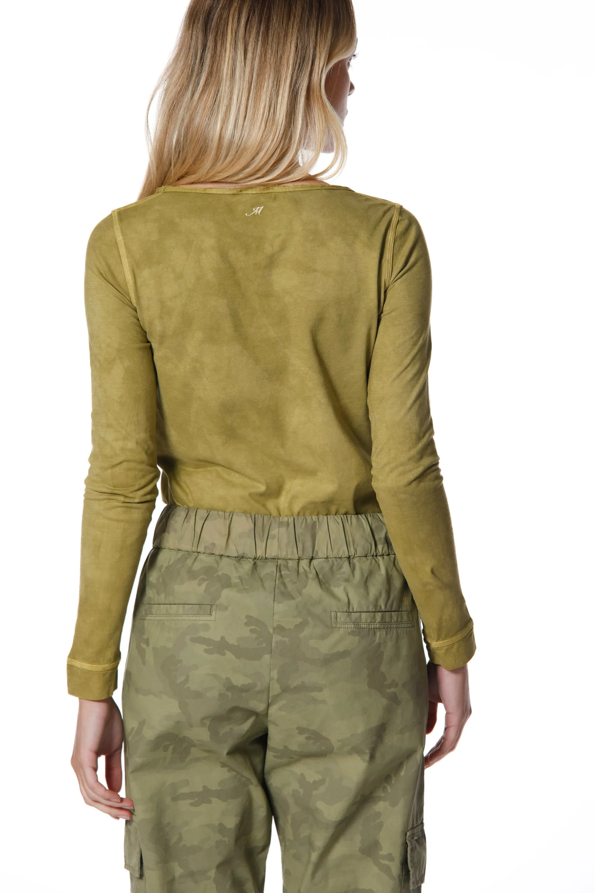 Longbeach woman t-shirt with long sleeves in cotton with studs sold by Mason's product image thumbnail 5