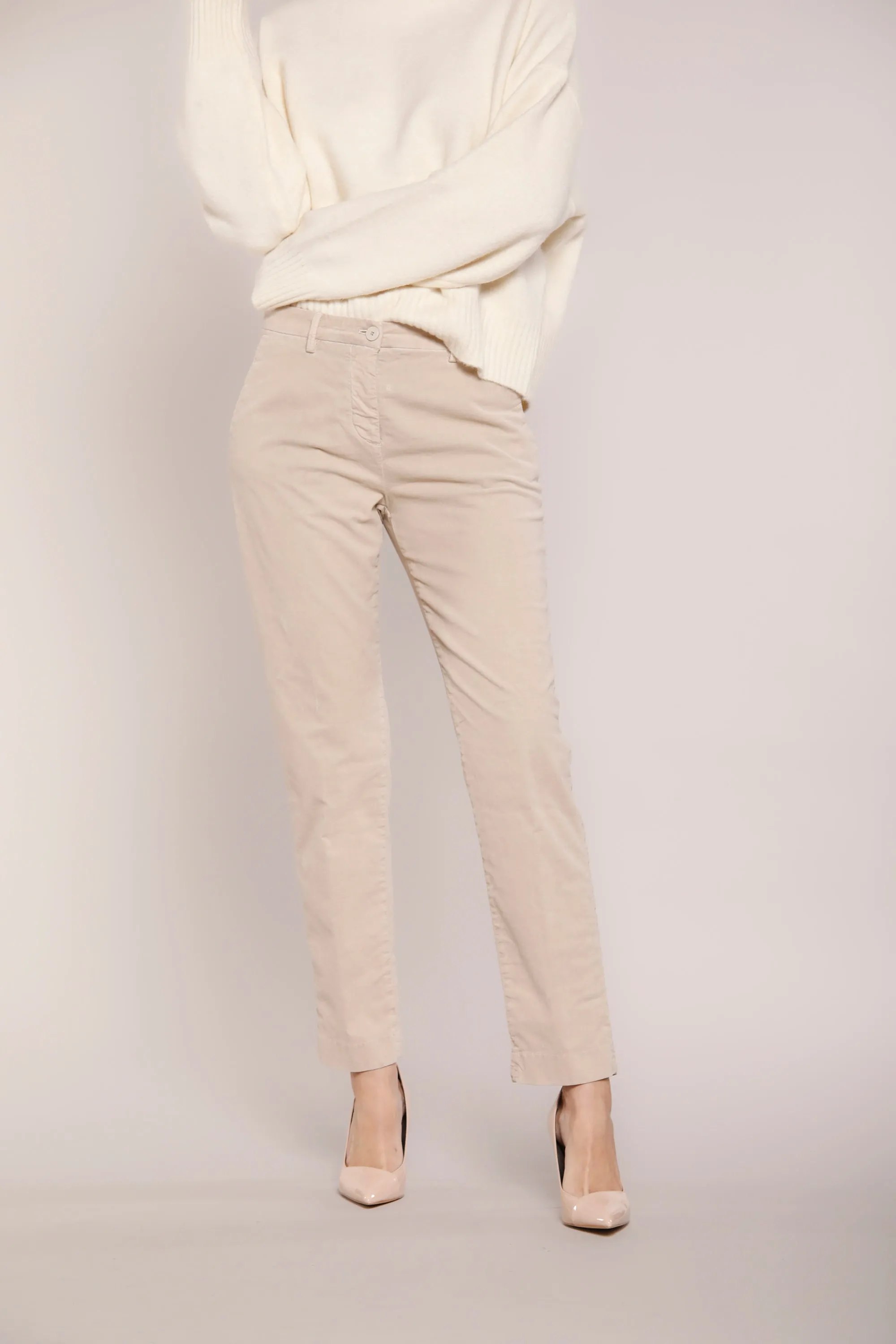 New York woman smooth velvet chino pants regular sold by Mason's
