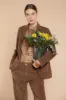 Helena woman blazer in velvet with gold resca pattern sold by Mason's