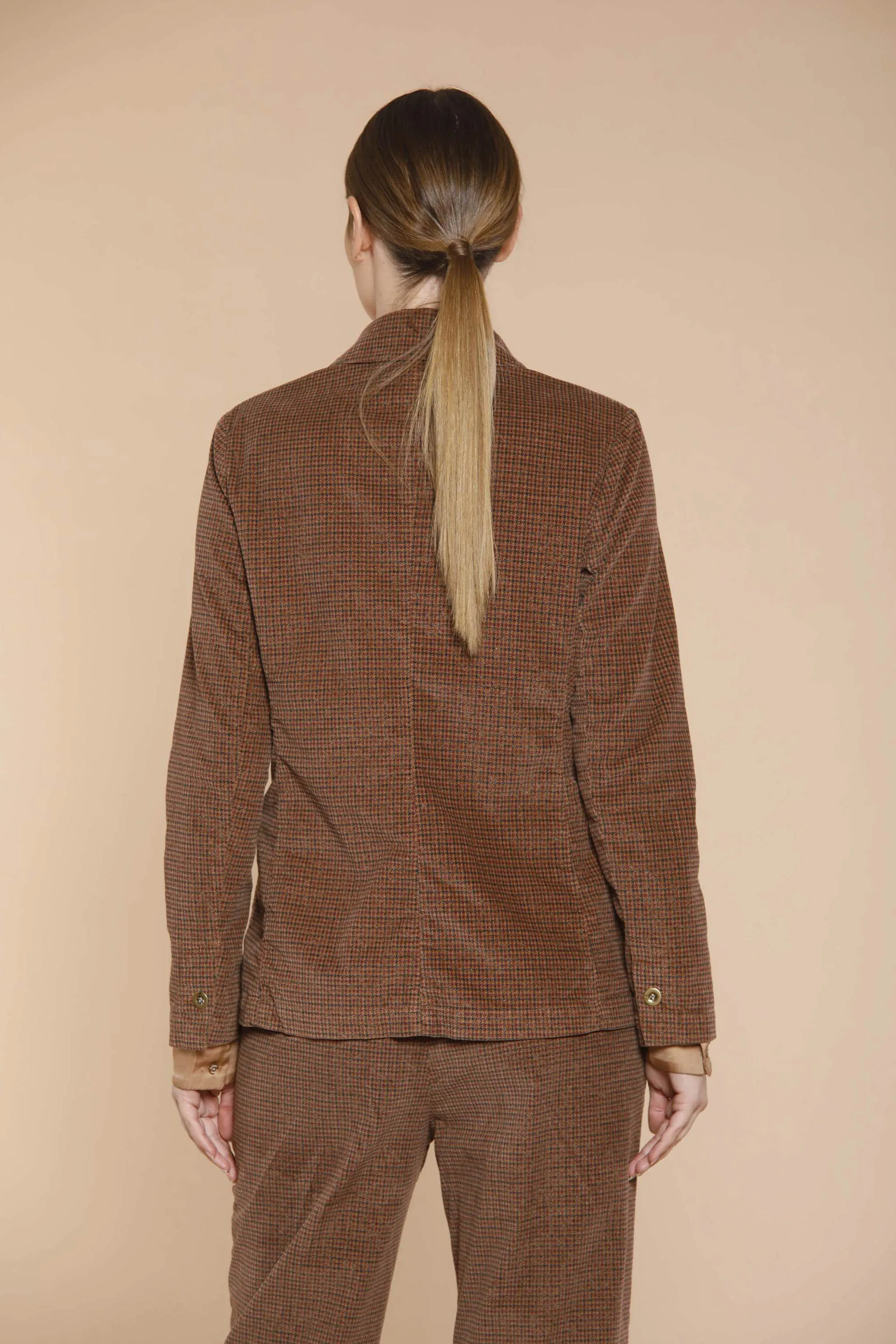 Helena woman blazer in velvet with gold resca pattern sold by Mason's product image thumbnail 5