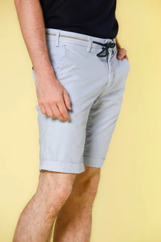 Torino Rainbow men's chino bermuda in parachute with coulisse slim sold by Mason's