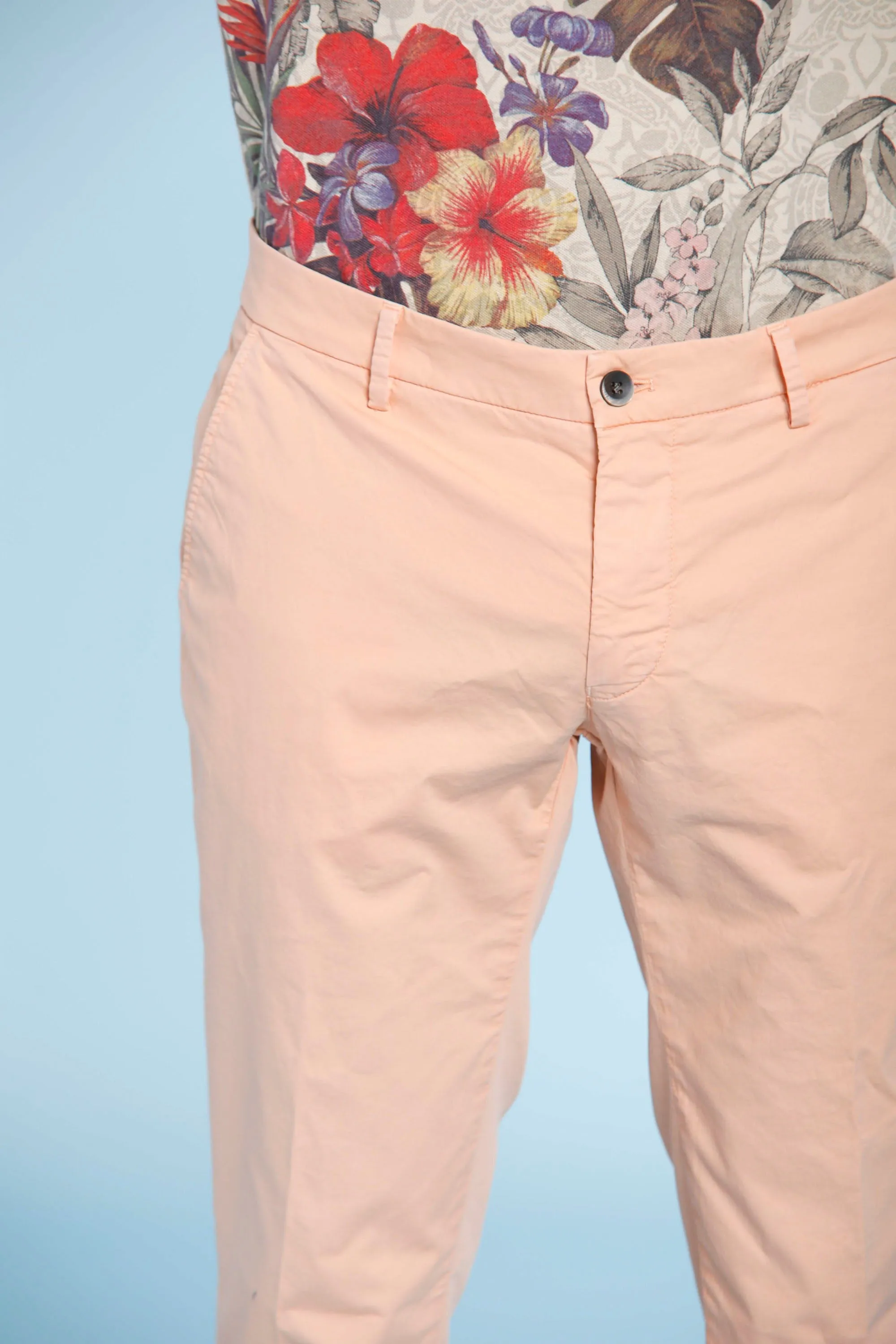 Milano Style man chino pants in stretch gabardine extra slim ① sold by Mason's product image thumbnail 2