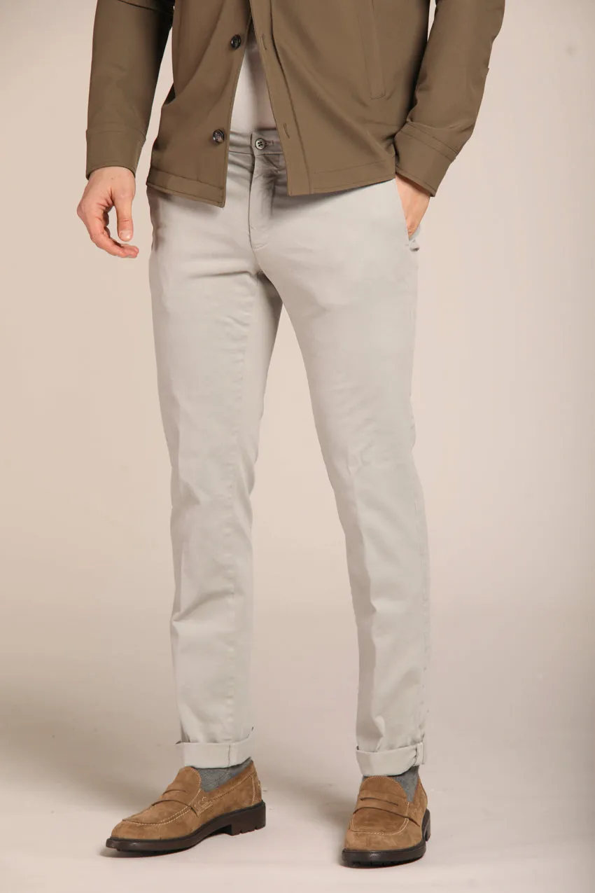 New York men's chino pants in gabardine stretch regular fit ① sold by Mason's