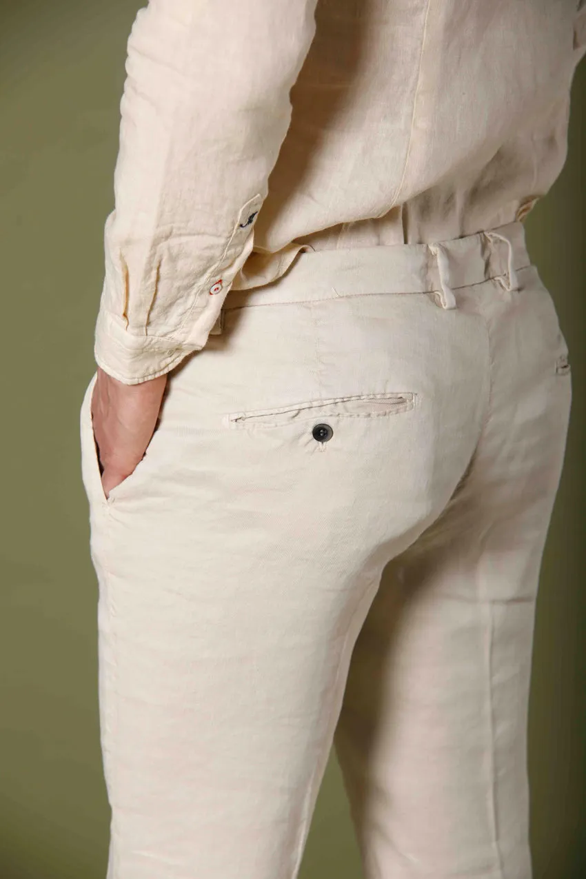 Porto men's long sleeve shirt in linen regular sold by Mason's product image thumbnail 5