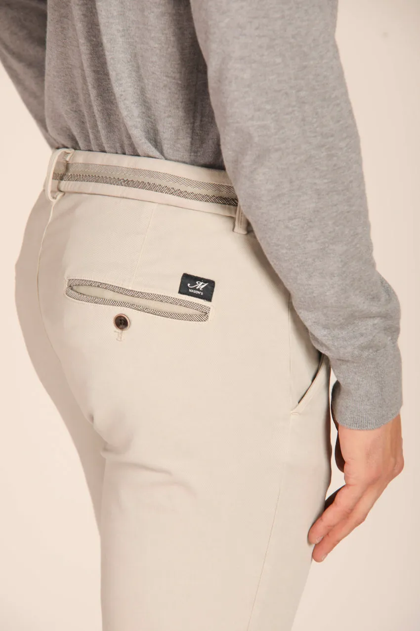 Torino Elegance men's chino pants in cotton modal stretch slim fit sold by Mason's product image thumbnail 4